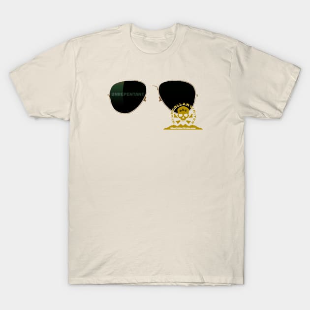 BlueCollarWriter Obnoxious Aviators T-Shirt by BlueCollarWriter